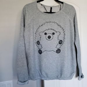 Grey Hedgehog Sweater